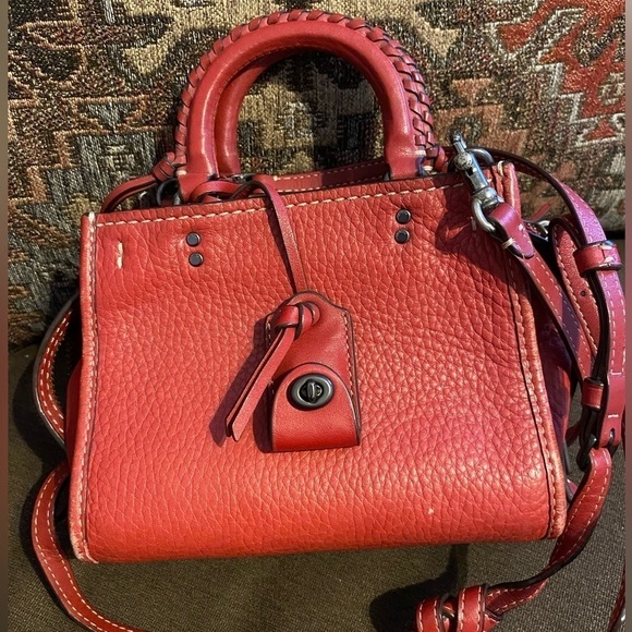 Handbags - Coach 1941 Rogue 17 in Red Whipstitch Mini Crossbody Handbag